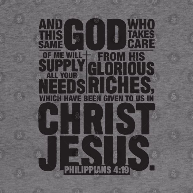 Philippians 4:19 by Plushism